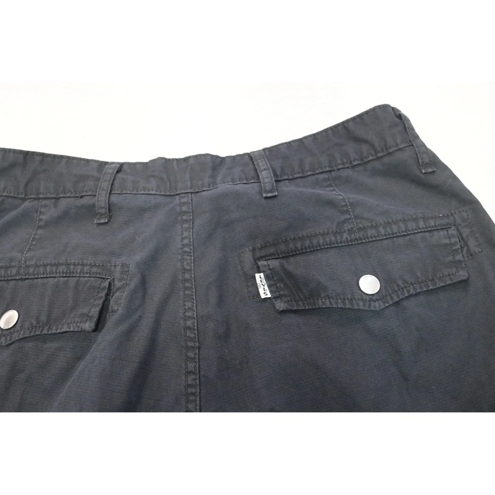 Levi Strauss & Co‎ Cargo Shorts Mens 31 Black Rugged Utility Pockets Excellent